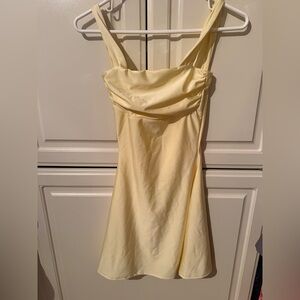 Windsor Strapless Light Yellow Dress. NWT